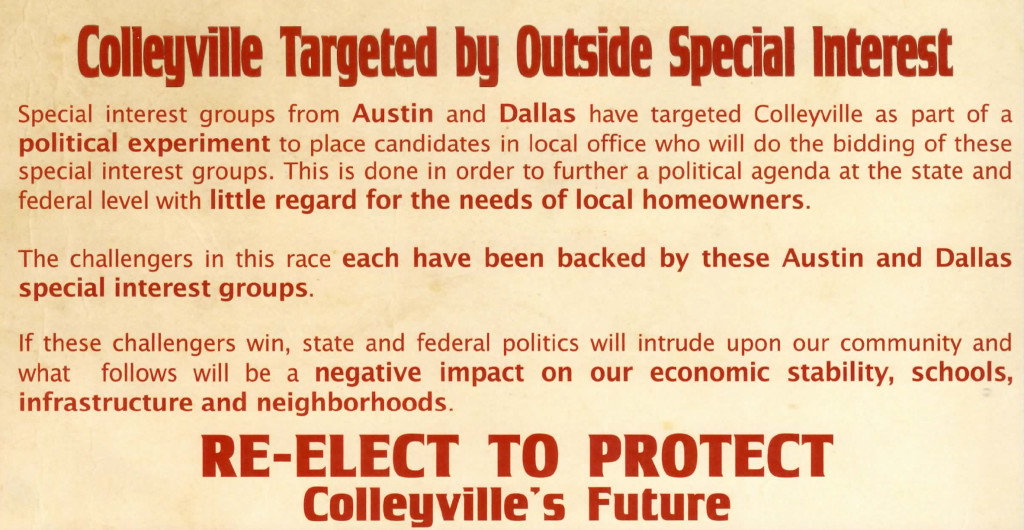 protectcolleyvilleflyer_ First April 22-2