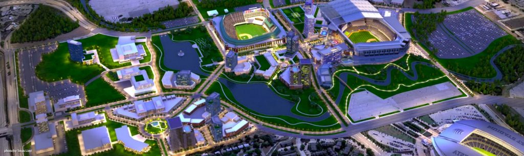 Massive Mega Entertainment Complex Rising Around Texas Rangers