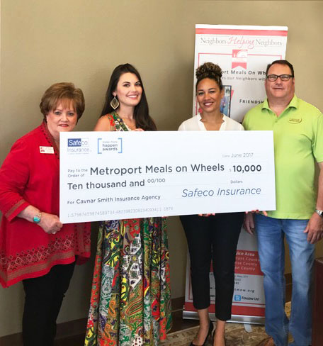 Metroport Meals on Wheels to Receive $10,000 Donation from CavnarSmith Insurance Agency