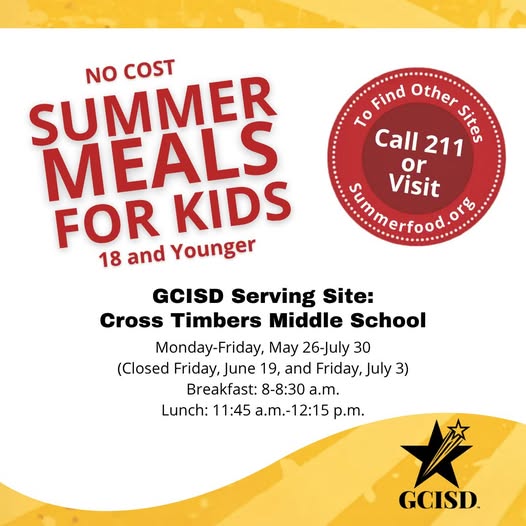 GCISD Summer Meals