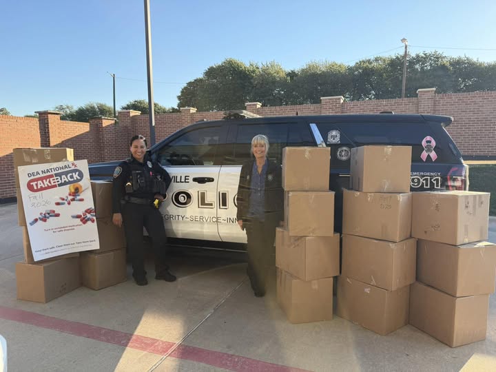 Successful Colleyville PD Drug Take Back