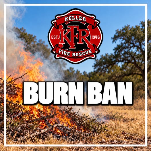 Keller Burn Ban Rescinded